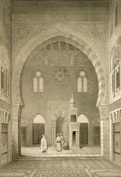 Innenansicht der Moschee von Qaitbay, Kairo
