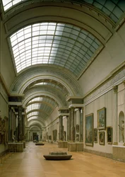 Innenansicht der Grande Galerie, 16.-19. Jahrhundert