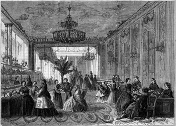 Innenansicht der Konditorei von Paul Siraudin in Paris