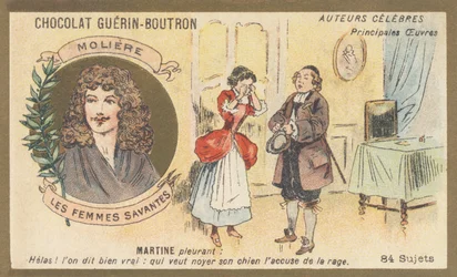 Jean-Baptiste Poquelin dit Moliere, französischer Komödiant und Dramatiker, Autor von „Les Femmes savantes“