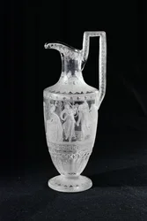 Krug mit Tänzer und Leierspieler (Kristall)