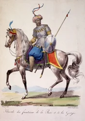 Khurde-Krieger an den Grenzen von Persien und Georgien, Anfang 19. Jahrhundert