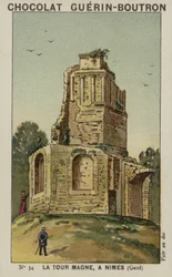 Der Magne-Turm in Nimes, Gard