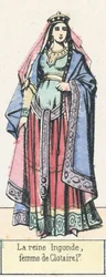 Königin Ingonde, Frau von Chlothar I.