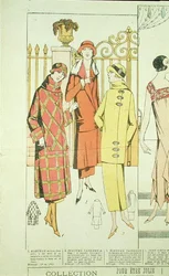 Damenmäntel, Illustration aus 