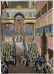 Die Krönung Napoleons am 2. Dezember 1804
