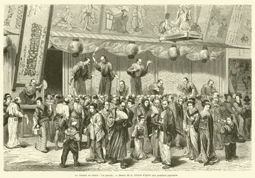 Das Theater in Japan, die Parade