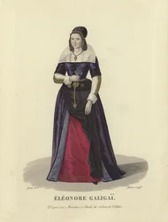 Leonora Dori Galigai, Favoritin von Maria de Medici, Mutter von König Ludwig XIII. von Frankreich