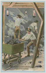 Beleuchtung von Kohleminen, Davy-Lampen oder Mueseler-Lampen