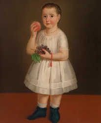 Kleines Mädchen mit Obst, ca. 1840