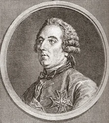 Louis César de La Baume Le Blanc, Herzog von Vaujours, Herzog von La Vallière, 1708-1780. Französischer Adliger, Bibliophiler und Militärmann. Aus 
