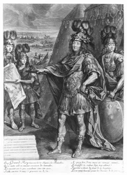 Ludwig XIV. gibt Befehle zur Befestigung der Grenzen