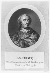 Ludwig XV., König von Frankreich und Navarra (Stich)