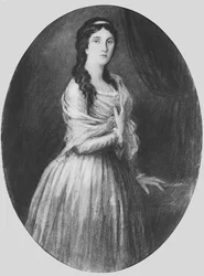 Lucile de Chateaubriand im Alter von 25 Jahren (Litho)