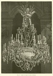 Kristallleuchter aus der Fabrik von Baccarat