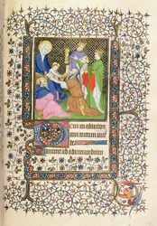 Anbetung der Könige, französische Horae