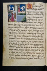 Seite aus Cent Nouvelles Nouvelles, ca. 1461-62