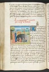 Seite aus Cent Nouvelles Nouvelles, ca. 1461-62