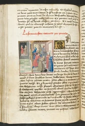 Seite aus Cent Nouvelles Nouvelles, ca. 1461-62