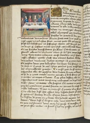 Seite aus Cent Nouvelles Nouvelles, c.1461-62