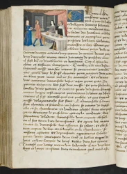 Seite aus Cent Nouvelles Nouvelles, c.1461-62