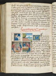 Seite aus Cent Nouvelles Nouvelles, c.1461-62