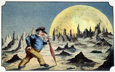 M. Baboulifiche auf dem Mond - in „Reise zum Mond“ von A. de Ville-d