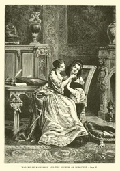 Madame de Maintenon und die Herzogin von Burgund