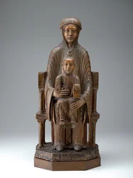 Madonna und Kind in Majestät, um 1150-1200