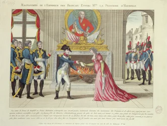 Großmut von Kaiser Napoleon gegenüber der Prinzessin von Hatzfeld, 1806
