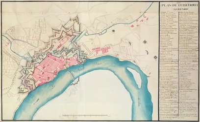 Karte von Düsseldorf