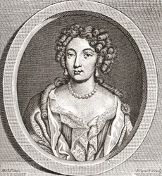 Marie Angélique de Scorailles, 1661-1681. Französische Adlige und eine der vielen Mätressen von Ludwig XIV. Aus Les Heures Libres, veröffentlicht 1908