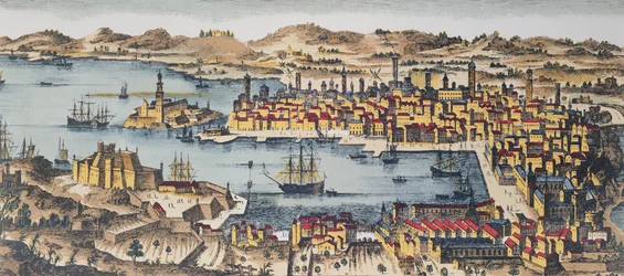 Marseille am Ende des 17. Jahrhunderts