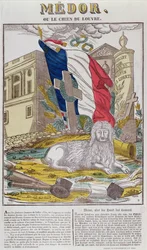 Medor, der treue Hund des Louvre, ca. 1831