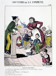 Erinnerungen an die Kommune: Unterricht, Ende 19. Jahrhundert B.H.V. P.