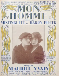 Mon Homme, Titelblatt des Liedes von Mistinguett und Harry Pilcer, 1920