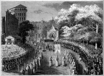 Monsignore Patrice Cruice (geboren 1815), neuer Bischof von Marseille (Bouches du Rhone)