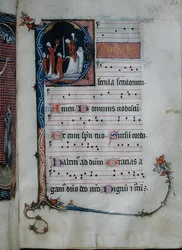 Ms 103 Historisierte Initiale 