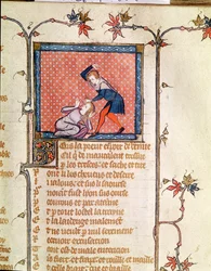 Die Gewalt der Eifersucht, aus dem Roman de la Rose, ca. 1487-95