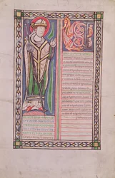 Ms 186 Fol.2v Pierre Lombard Bischof von Paris, aus dem Liber Quatuor Sententiarum (Buch der Sentenzen), ca. 1160