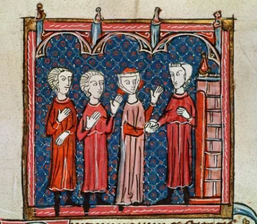 Ms 372 fol.6v Unzucht und Verbrechen eines Priesters, aus 
