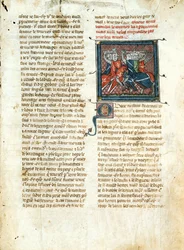 Ms 403 fol.163 Schlacht zwischen Rittern, aus Roman d