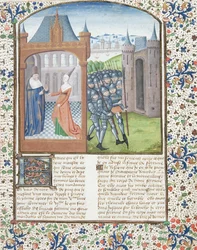 Boccaccio und Fortuna, 1467