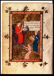 Antidot-Lehre aus dem Kanon der Medizin von Avicenna, übersetzt von Gerard de Cremone, ca. 1320