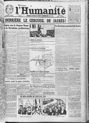 Überführung von Jean Jaurès ins Pantheon, Paris, aus L