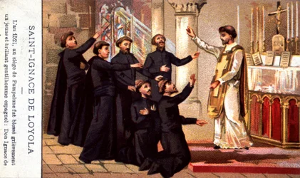 Ursprung der Gesellschaft Jesu, genehmigt von Papst Paul III. am 27. Dezember