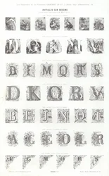 Seite aus Vignettes Typographiques