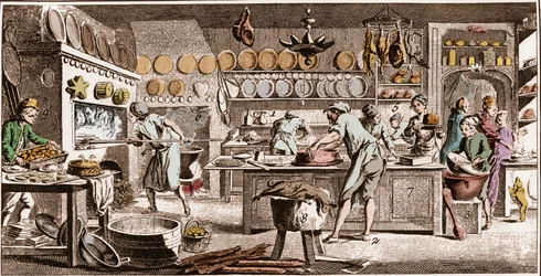 Konditor - „Die große Enzyklopädie oder Wörterbuch der Wissenschaften, Künste und Berufe“ von Denis Diderot (1713-1784) und Jean d