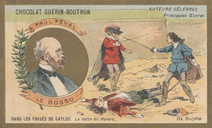 Paul Féval (1816-1887), französischer Romanautor, Autor von „Le bossu ou Le petit Parisien“ (1857)