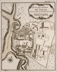 Plan von Lopburi, 1751